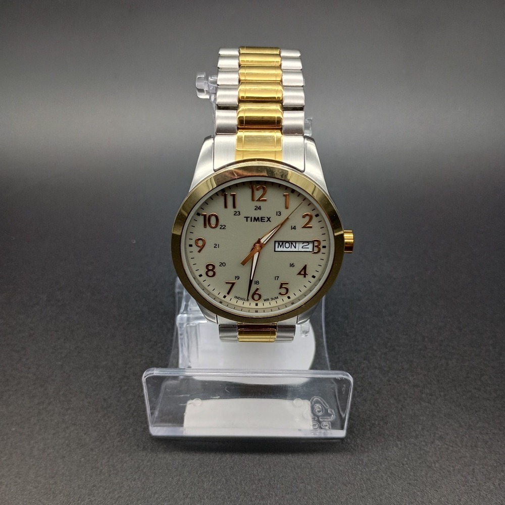 Timex South Street Sport Two-Tone 36mm Men's Watch Expansion Band‎ T2M935